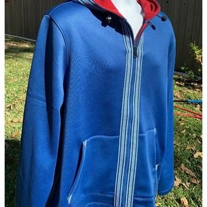 Michael Kors Mens Zip Up Jogging Jacket - Marine Blue XL $128